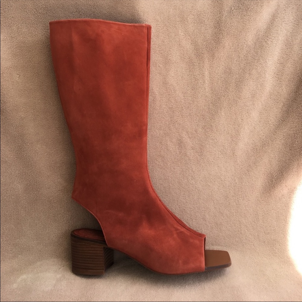 Zara Boston open toe boots...VERY RARE